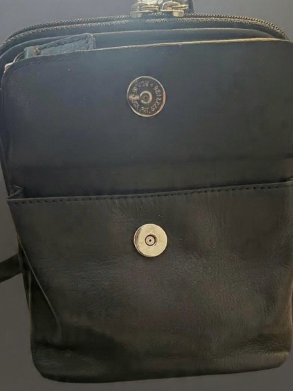 FINAL..Fossil Black Leather Crossbody - Picture 7 of 16